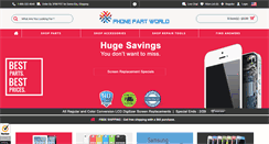 Desktop Screenshot of phonepartworld.com